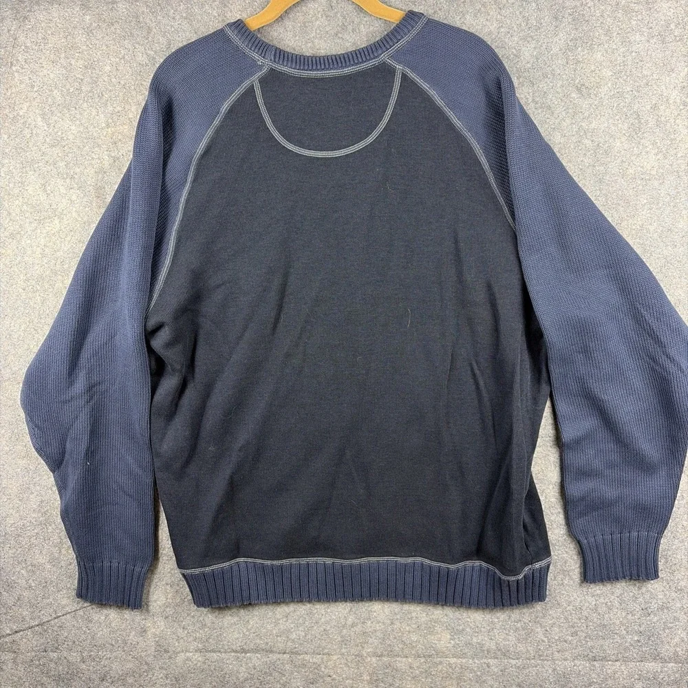 Tommy Bahama Crewneck Blue Pullover Men's Sweater Size XL